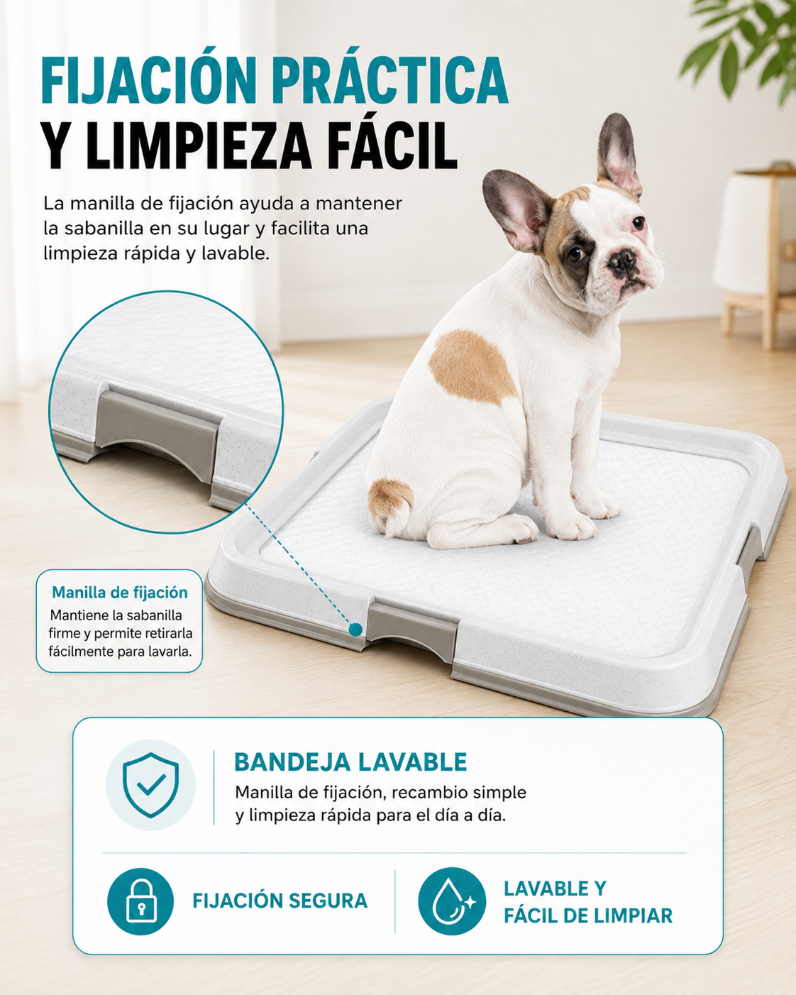 El Hack | Bandeja porta sabanillas para perros — Sloarapets